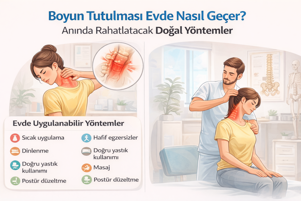 boyun tutulması evde nasıl geçer