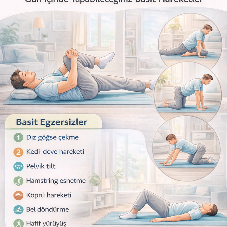 bel ağrısını hafifletmek için egzersizler