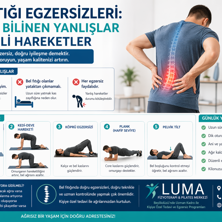 bel fıtığı egzersizleri doğru bilinen yanlışlar ve etkili hareketler